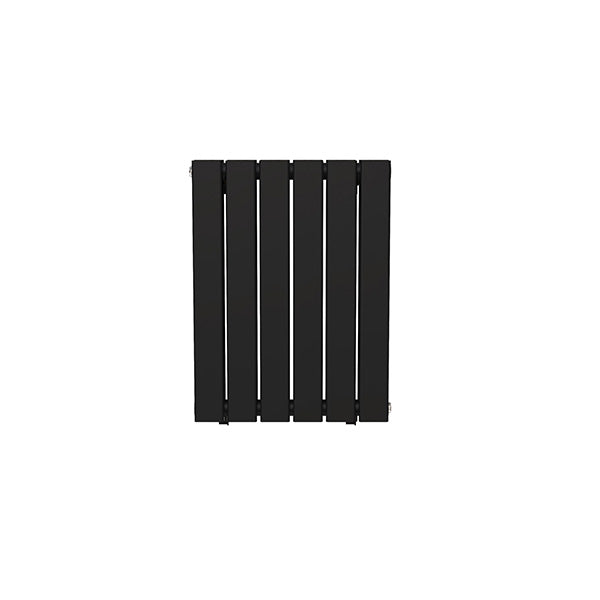 Radiateur horizontal double noir NYTIA