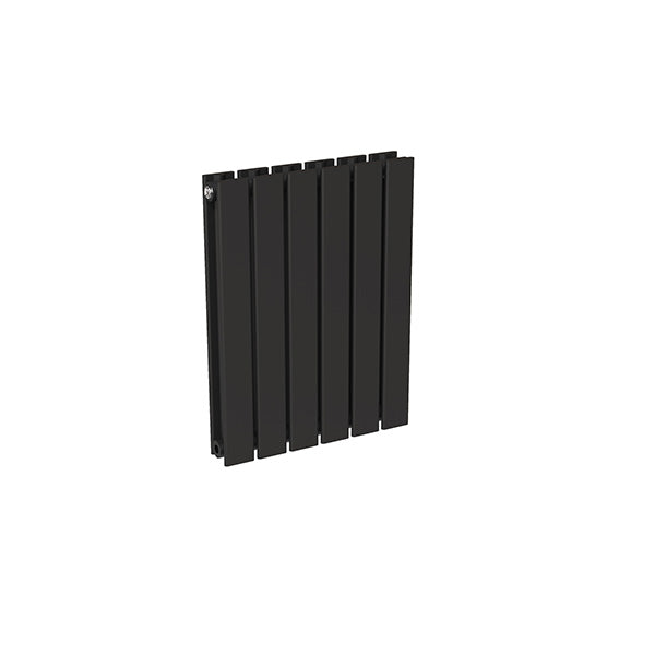 Radiateur horizontal double noir NYTIA