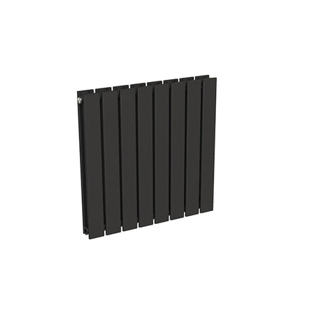 Radiateur horizontal double noir NYTIA