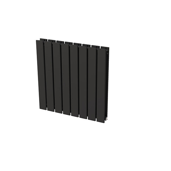 Radiateur horizontal double noir NYTIA