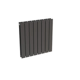 Radiateur horizontal double anthracite NYTIA