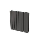 Radiateur horizontal double anthracite NYTIA