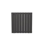 Radiateur horizontal double anthracite NYTIA