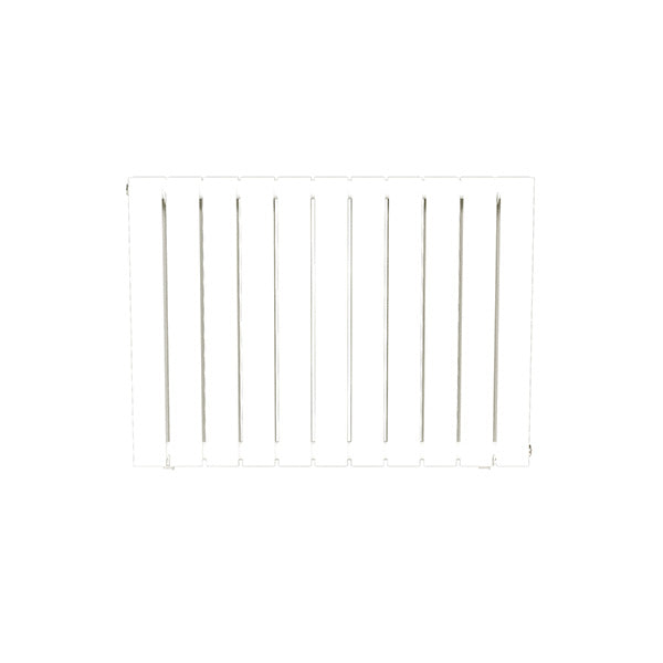 Radiateur horizontal double blanc NYTIA