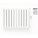 Radiateur horizontal double blanc NYTIA