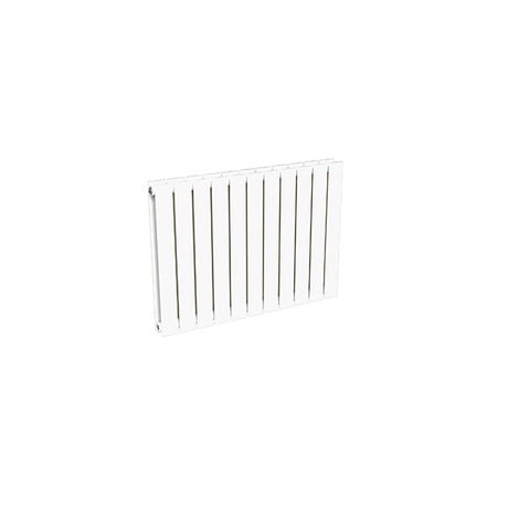 Radiateur horizontal double blanc NYTIA