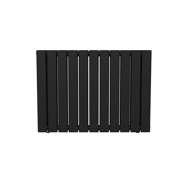 Radiateur horizontal double noir NYTIA