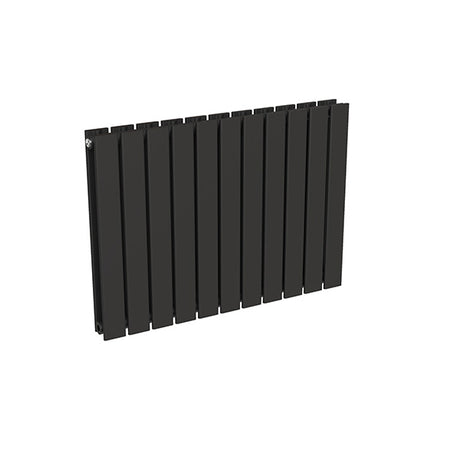 Radiateur horizontal double noir NYTIA