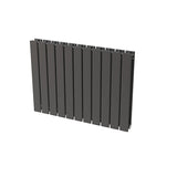 Radiateur horizontal double anthracite NYTIA