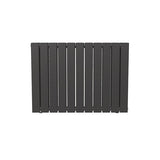 Radiateur horizontal double anthracite NYTIA