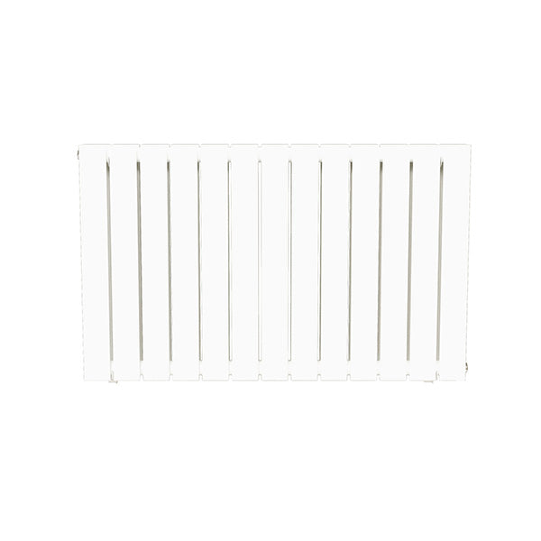 Radiateur horizontal double blanc NYTIA