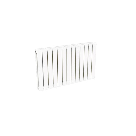 Radiateur horizontal double blanc NYTIA