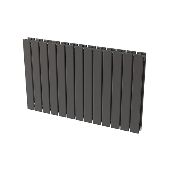 Radiateur horizontal double anthracite NYTIA