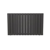 Radiateur horizontal double anthracite NYTIA