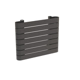 Radiateur horizontal anthracite LEMINA