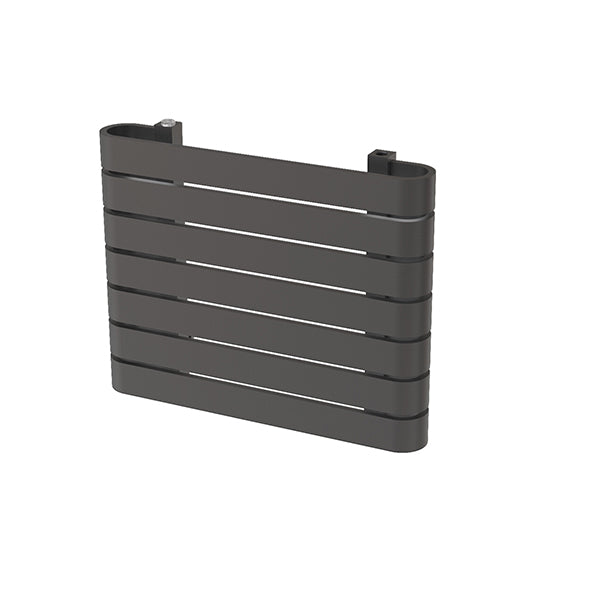 Radiateur horizontal anthracite LEMINA