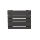 Radiateur horizontal anthracite LEMINA