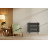 Radiateur horizontal anthracite LEMINA