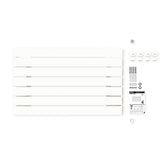 Radiateur horizontal blanc LEMINA