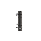 Radiateur horizontal anthracite LEMINA