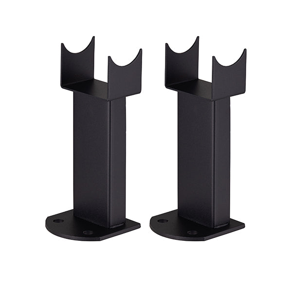 Pieds de radiateur noir NYTIA (x2)