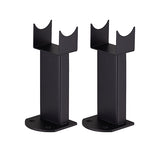 Pieds de radiateur noir NYTIA (x2)