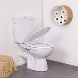 Abattant WC polypropylène blanc