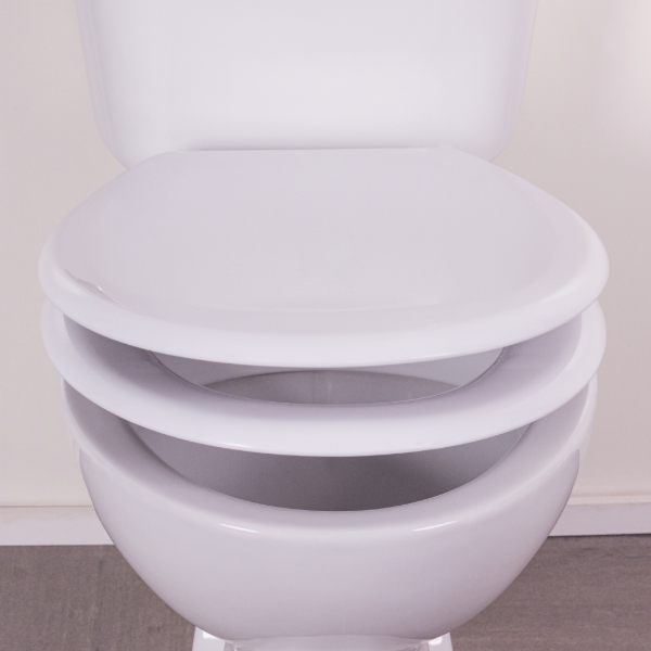 Abattant WC polypropylène blanc