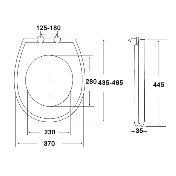 abattant wc thermodur