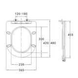 Abattant WC thermodur ultra fin