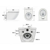Kit WC suspendu
