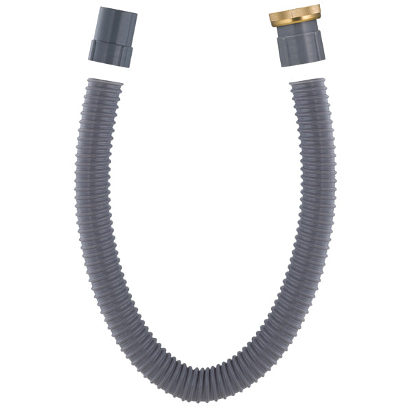 Flexible évacuation évier avec embout métal