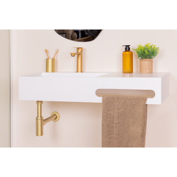 siphon laiton brossé