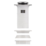 Bonde de lavabo clic clac avec trop plein