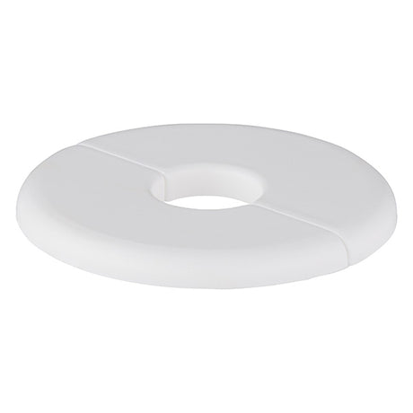 Rosace ronde a agrafes blanc