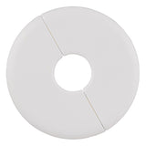 Rosace ronde a agrafes blanc