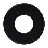 Rosace ronde a agrafes noire 