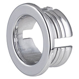 Enjoliveur de trop-plein de lavabo Ø24 mm chromé