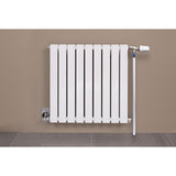 Robinet Thermostatique Equerre Inversé de Radiateur installé