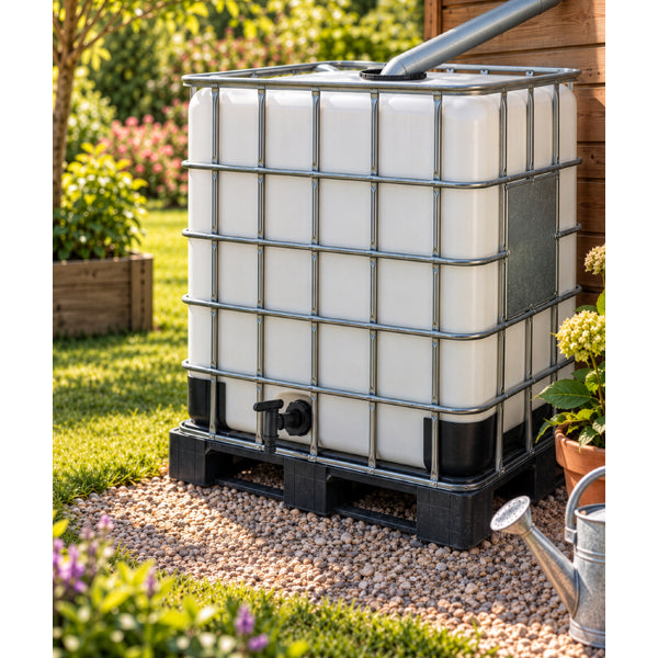 Raccord de cuve PEHD S60 + robinet quart de tour