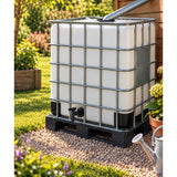 Raccord de cuve PEHD S60 + robinet quart de tour