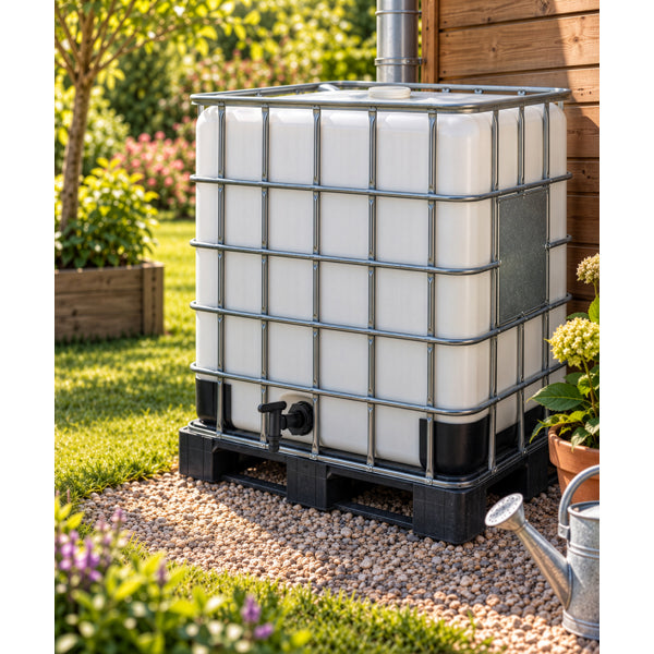 Raccord de cuve PEHD S60 + robinet quart de tour