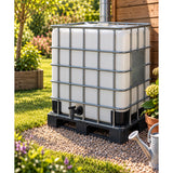 Raccord de cuve PEHD S60 + robinet quart de tour