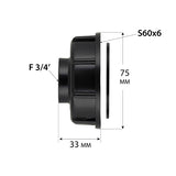 Adaptateur PEHD pour cuve S60