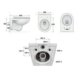 Kit WC suspendu