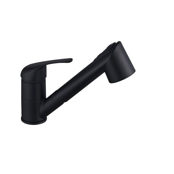 Mitigeur cuisine avec douchette extractible noir