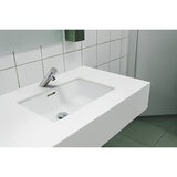 Robinet poussoir temporisé lavabo installation sur plan