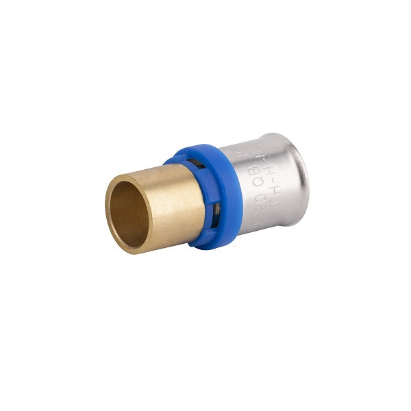 Raccord Double Pour Tuyau Cuivre 1/4'' – Sans Soudure, Filetage 10.8mm – Pour Tuyaux Ø6.35-6mm – Laiton - 8