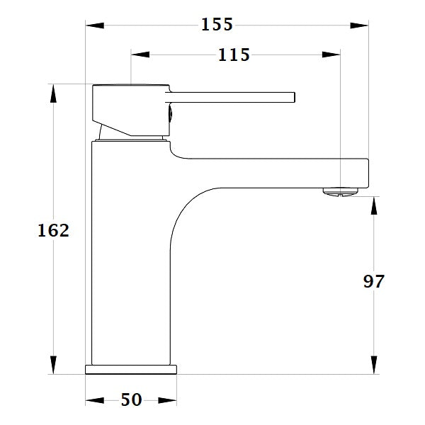 Mitigeur lavabo ANCUZ dimensions
